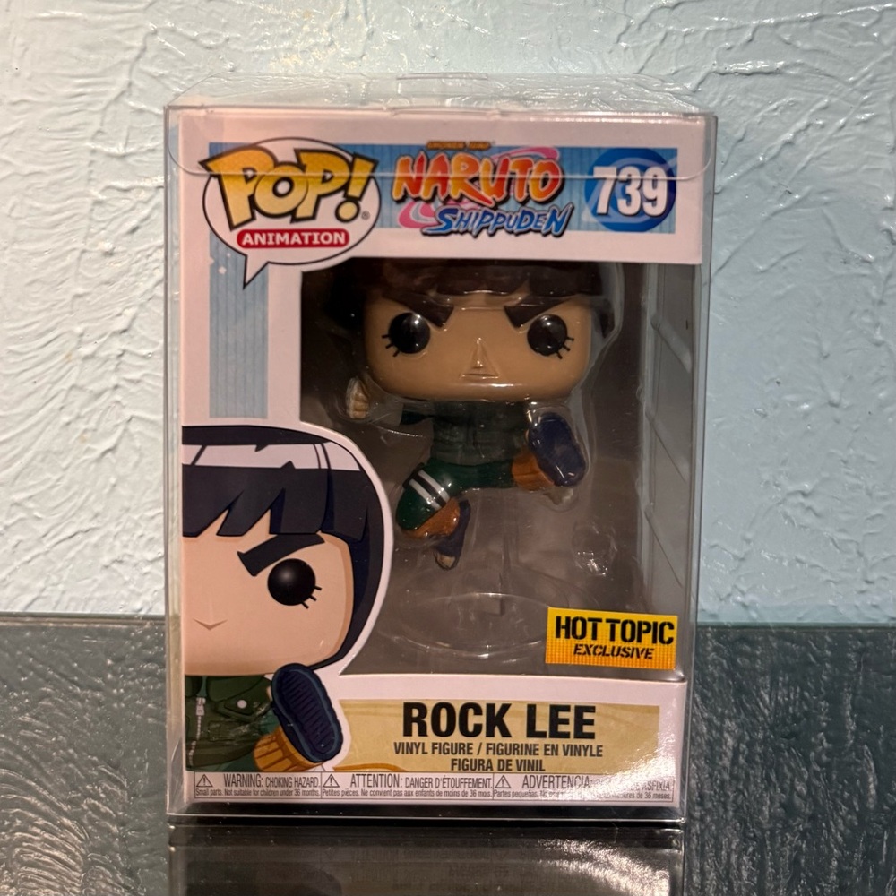 NEW Funko Pop! Vinyl: Naruto Shippuden Rock Lee Hot Topic Exclusive #739